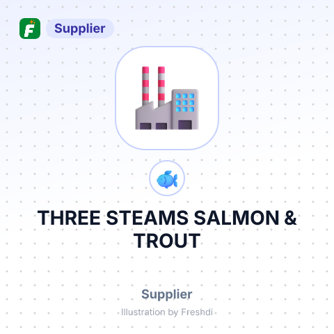 THREE STEAMS SALMON & TROUT – summary card, no photo uploaded yet