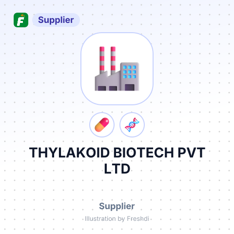 THYLAKOID BIOTECH PVT LTD – summary card, no photo uploaded yet