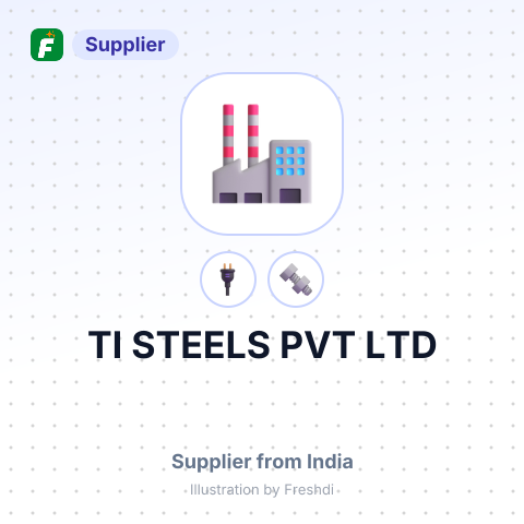 TI STEELS PVT LTD – summary card, no photo uploaded yet