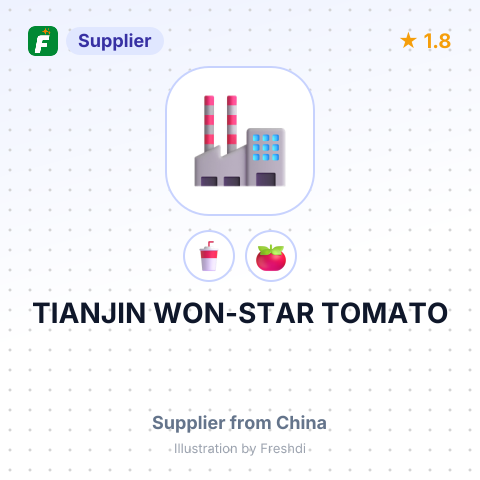 TIANJIN WON-STAR TOMATO – summary card, no photo uploaded yet
