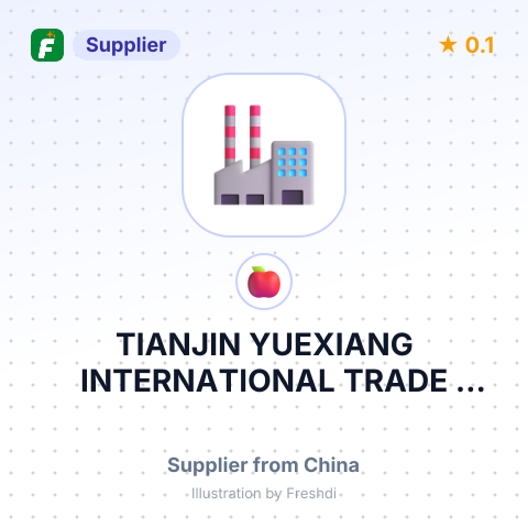 TIANJIN YUEXIANG INTERNATIONAL TRADE CO.,LTD – summary card, no photo uploaded yet