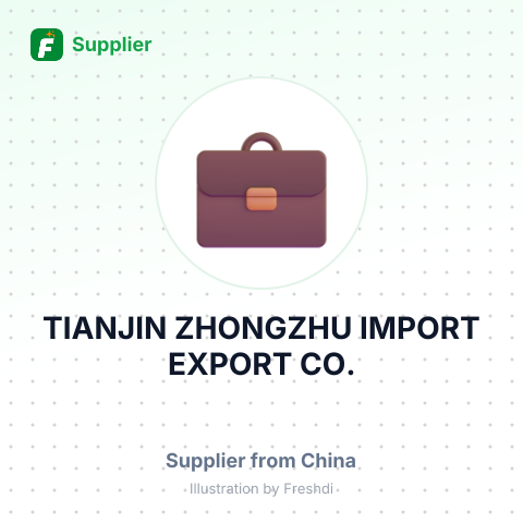 TIANJIN ZHONGZHU IMPORT EXPORT CO. – summary card, no photo uploaded yet