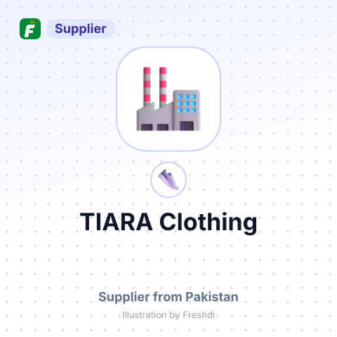 TIARA Clothing – summary card, no photo uploaded yet