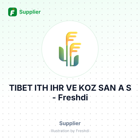 TIBET ITH IHR VE KOZ SAN A S – summary card, no photo uploaded yet