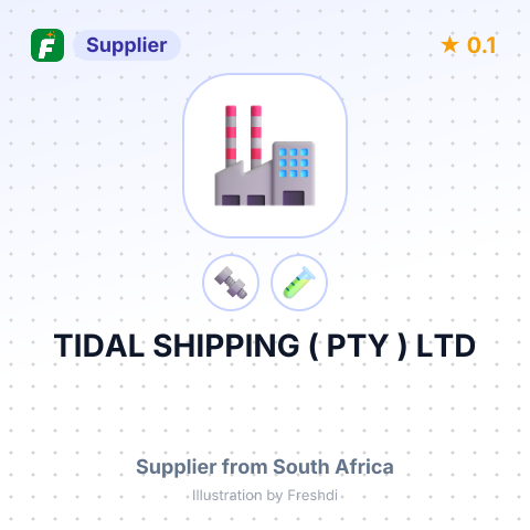 TIDAL SHIPPING ( PTY ) LTD – summary card, no photo uploaded yet