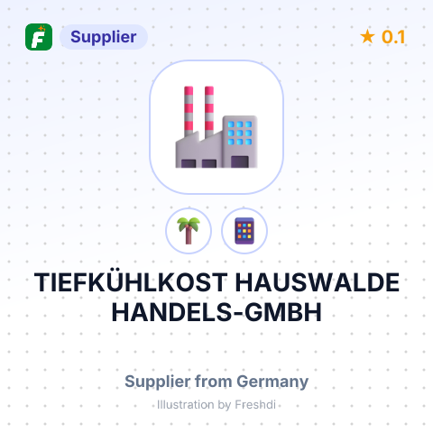 TIEFKÜHLKOST HAUSWALDE HANDELS-GMBH – summary card, no photo uploaded yet