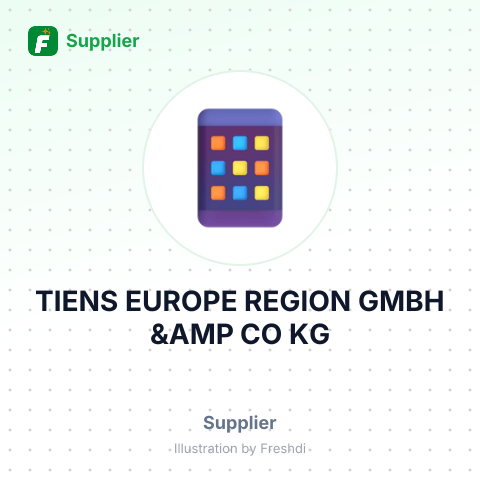 TIENS EUROPE REGION GMBH &AMP CO KG – summary card, no photo uploaded yet