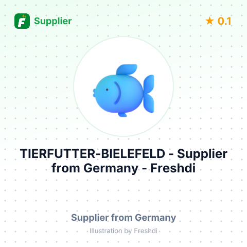TIERFUTTER-BIELEFELD – summary card, no photo uploaded yet