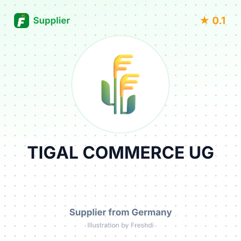 TIGAL COMMERCE UG – summary card, no photo uploaded yet