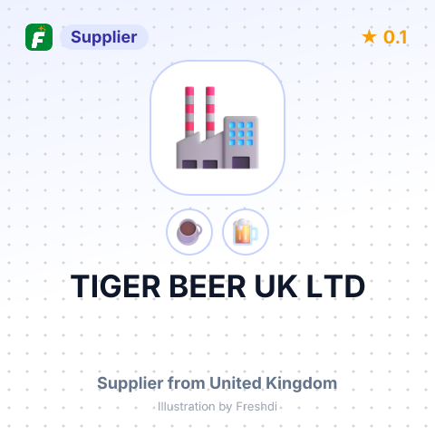 TIGER BEER UK LTD – summary card, no photo uploaded yet