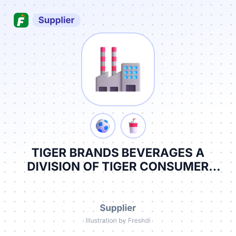 TIGER BRANDS BEVERAGES A DIVISION OF TIGER CONSUMER BRANDS – summary card, no photo uploaded yet