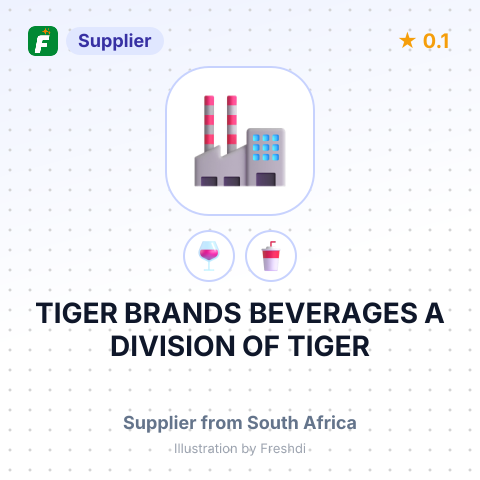 TIGER BRANDS BEVERAGES A DIVISION OF TIGER CONSUMER – summary card, no photo uploaded yet