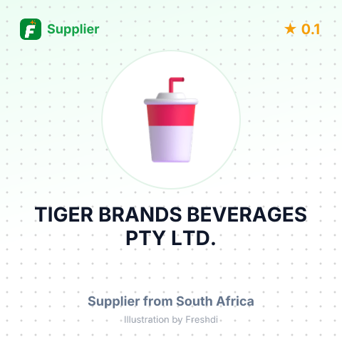 TIGER BRANDS BEVERAGES PTY LTD. – summary card, no photo uploaded yet