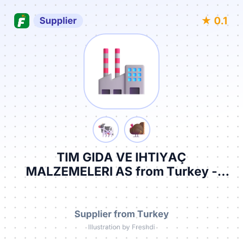 TIM GIDA VE IHTIYAÇ MALZEMELERI AS – summary card, no photo uploaded yet
