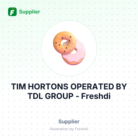 TIM HORTONS OPERATED BY TDL GROUP – summary card, no photo uploaded yet