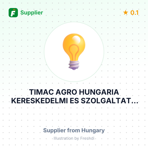 TIMAC AGRO HUNGARIA KERESKEDELMI ES SZOLGALTATO KORLATOLT FELELOSSEGU TARSASAG – summary card, no photo uploaded yet