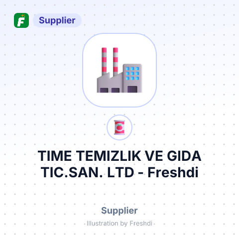 TIME TEMIZLIK VE GIDA TIC.SAN. LTD – summary card, no photo uploaded yet