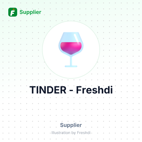 TINDER – summary card, no photo uploaded yet