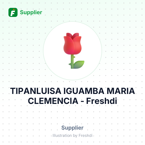 TIPANLUISA IGUAMBA MARIA CLEMENCIA – summary card, no photo uploaded yet