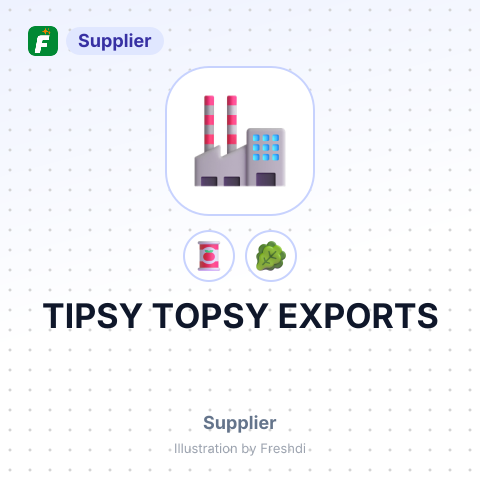 TIPSY TOPSY EXPORTS – summary card, no photo uploaded yet
