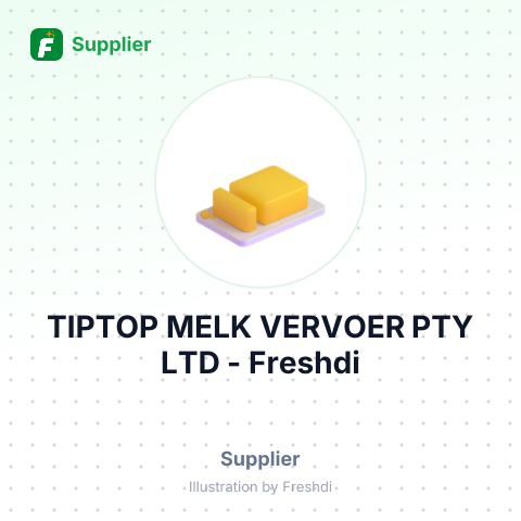 TIPTOP MELK VERVOER PTY LTD – summary card, no photo uploaded yet