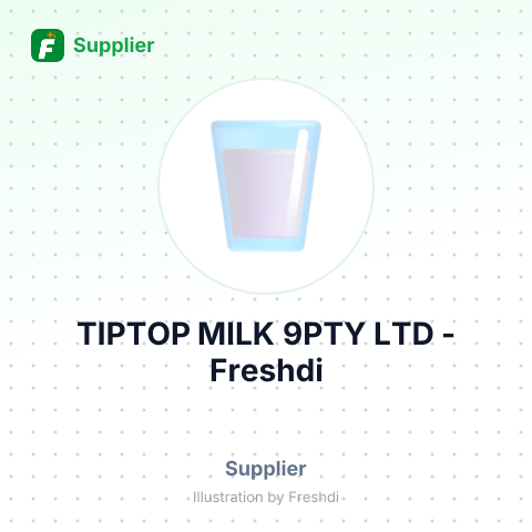 TIPTOP MILK 9PTY LTD – summary card, no photo uploaded yet