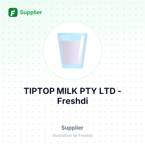 TIPTOP MILK PTY LTD – summary card, no photo uploaded yet