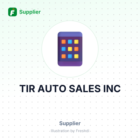TIR AUTO SALES INC – summary card, no photo uploaded yet