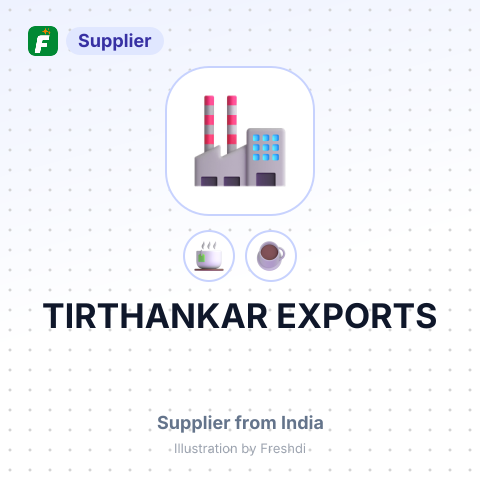 TIRTHANKAR EXPORTS – summary card, no photo uploaded yet