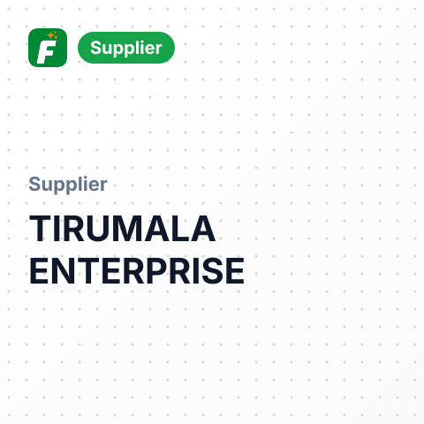 TIRUMALA ENTERPRISE – summary card, no photo uploaded yet