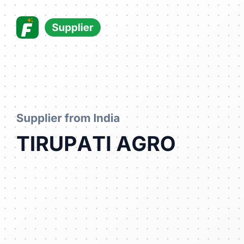 TIRUPATI AGRO – summary card, no photo uploaded yet