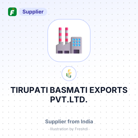 TIRUPATI BASMATI EXPORTS PVT.LTD. – summary card, no photo uploaded yet