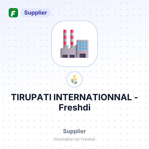 TIRUPATI INTERNATIONNAL – summary card, no photo uploaded yet