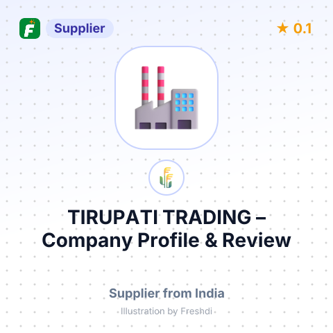 TIRUPATI TRADING – summary card, no photo uploaded yet