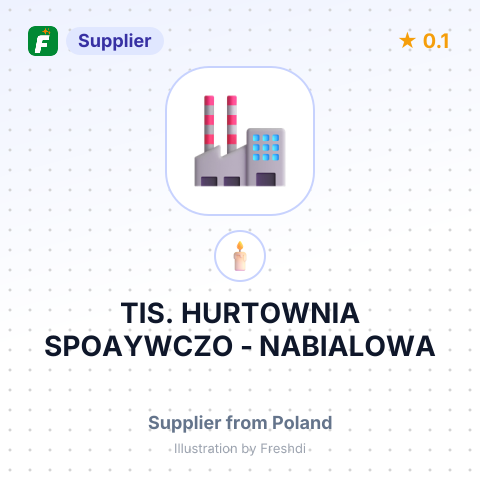 TIS. HURTOWNIA SPOAYWCZO - NABIALOWA – summary card, no photo uploaded yet