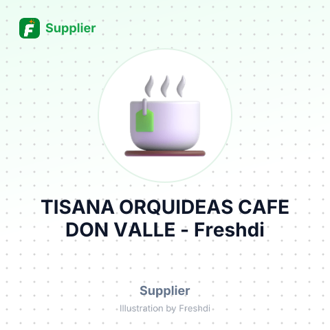 TISANA ORQUIDEAS CAFE DON VALLE – summary card, no photo uploaded yet