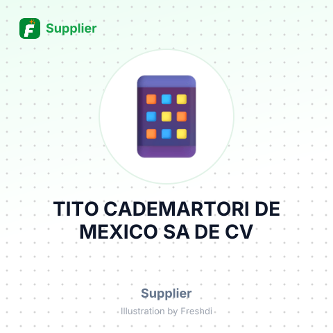 TITO CADEMARTORI DE MEXICO SA DE CV – summary card, no photo uploaded yet
