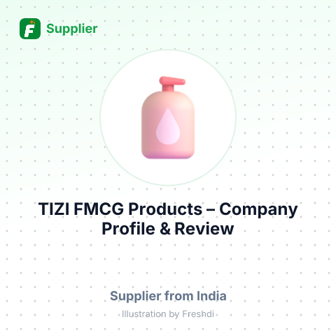 TIZI FMCG Products – summary card, no photo uploaded yet