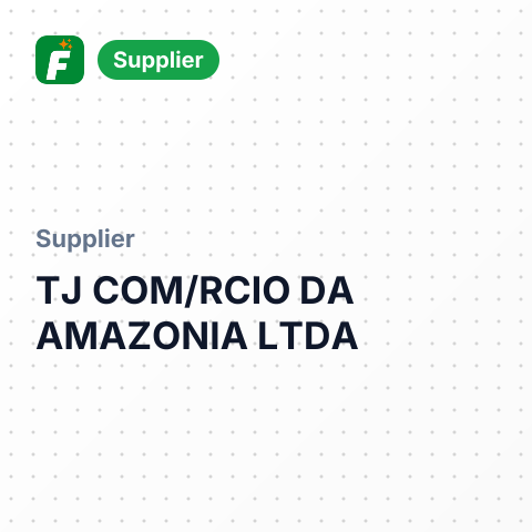 TJ COM/RCIO DA AMAZONIA LTDA – summary card, no photo uploaded yet