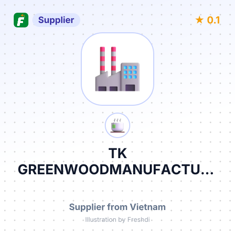 TK GREENWOODMANUFACTURE & EXPORT – summary card, no photo uploaded yet
