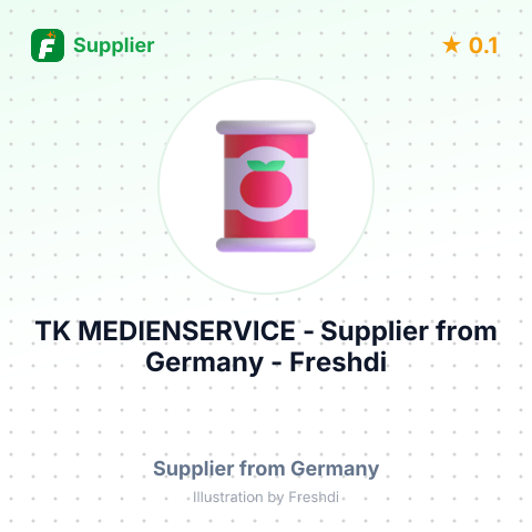 TK MEDIENSERVICE – summary card, no photo uploaded yet
