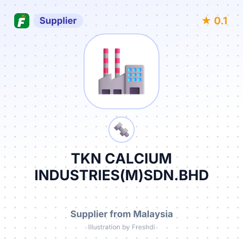 TKN CALCIUM INDUSTRIES(M)SDN.BHD – summary card, no photo uploaded yet