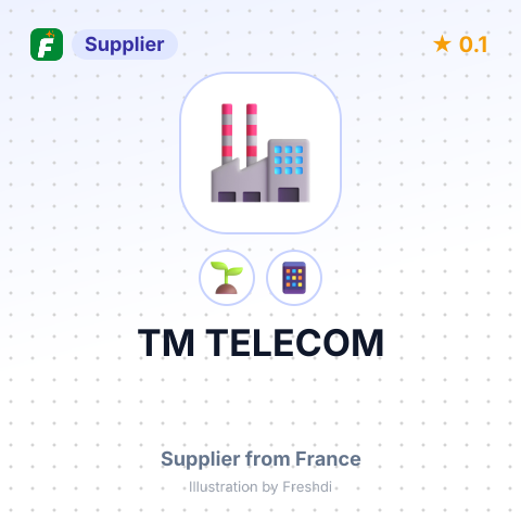 TM TELECOM – summary card, no photo uploaded yet