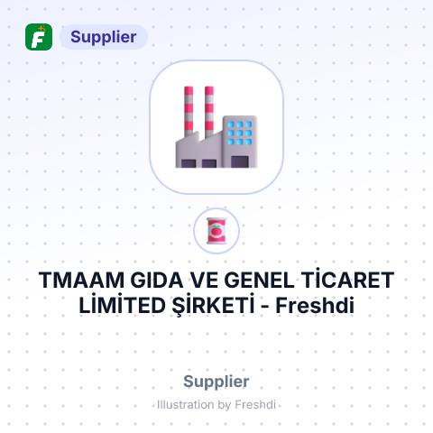 TMAAM GIDA VE GENEL TİCARET LİMİTED ŞİRKETİ – summary card, no photo uploaded yet