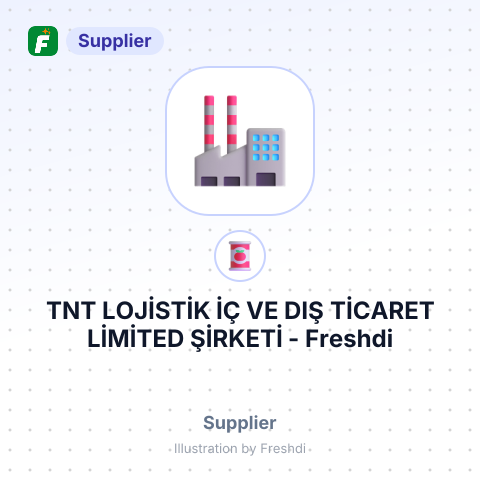 TNT LOJİSTİK İÇ VE DIŞ TİCARET LİMİTED ŞİRKETİ – summary card, no photo uploaded yet