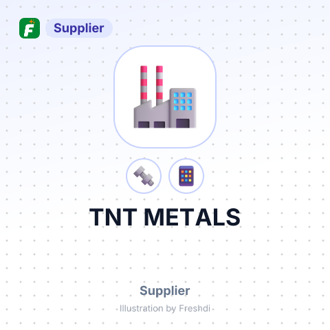 TNT METALS – summary card, no photo uploaded yet
