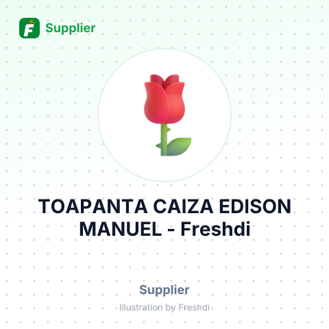TOAPANTA CAIZA EDISON MANUEL – summary card, no photo uploaded yet