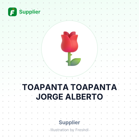 TOAPANTA TOAPANTA JORGE ALBERTO – summary card, no photo uploaded yet
