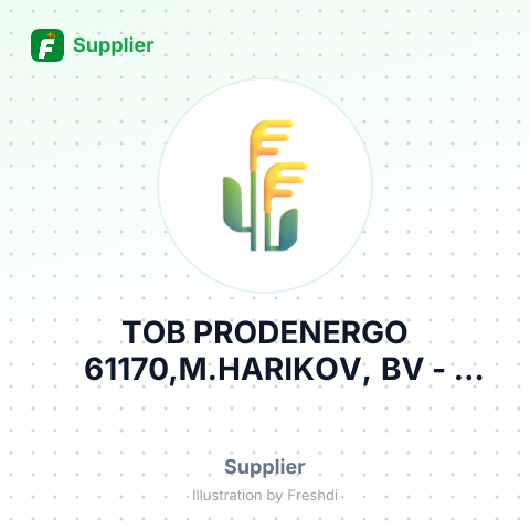 TOB PRODENERGO 61170,M.HARIKOV, BV – summary card, no photo uploaded yet