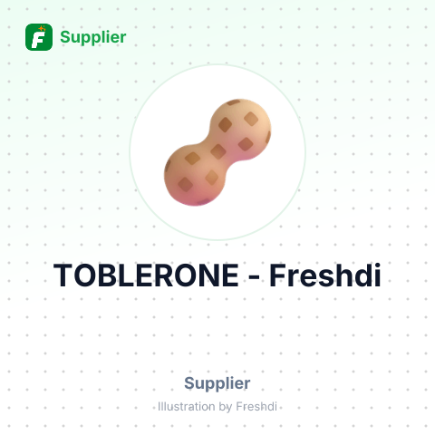 TOBLERONE – summary card, no photo uploaded yet
